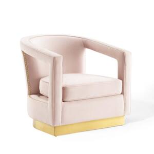 Frolick in Pink Performance Velvet Armchair