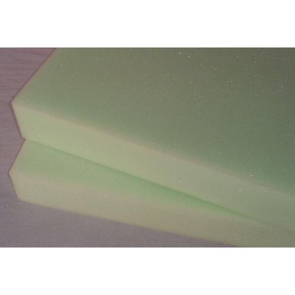 Ashford Textiles High Density Poly Foam 22 in. X 22 in. X 2 in. - (2-Pack)