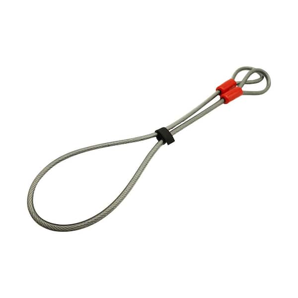 FOX Jr, Security Cable 3.9 ft. x 10 mm Braided Steel with Vinyl Coating