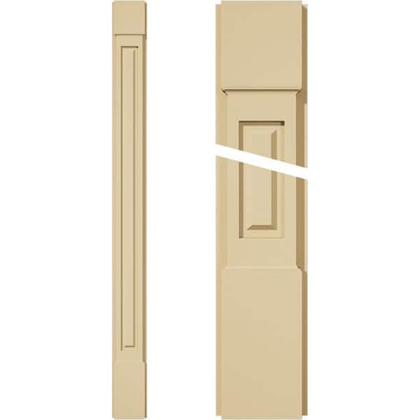 Ekena Millwork 2 in. D x 6 in. W x 72 in. L Primed Polyurethane Pilaster 1- Pack
