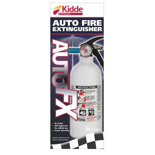 Kidde Dry Chemical Fire Extinguisher Home Car Auto Garage Kitchen 5bc Empty for sale online 