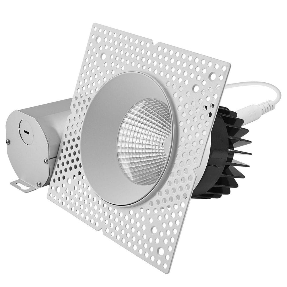 4 in. Integrated LED Trimless Recessed Light, 25W, 2000LM, 5CCT, 60° Beam Angle, Dimmable, CRI 90, IC Rated, ETL White price history on PriceWatchPro