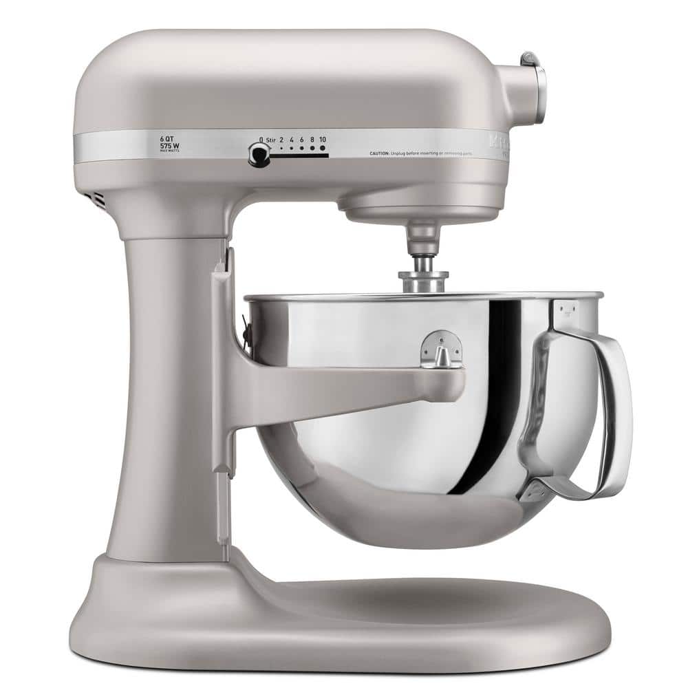 Reviews for KitchenAid Professional 600 Series 6 Qt. 10-Speed Nickel Pearl  Stand Mixer