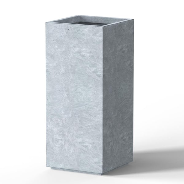 Sapcrete Modern 20in. High Large Tall Tapered Square Soft Slate 