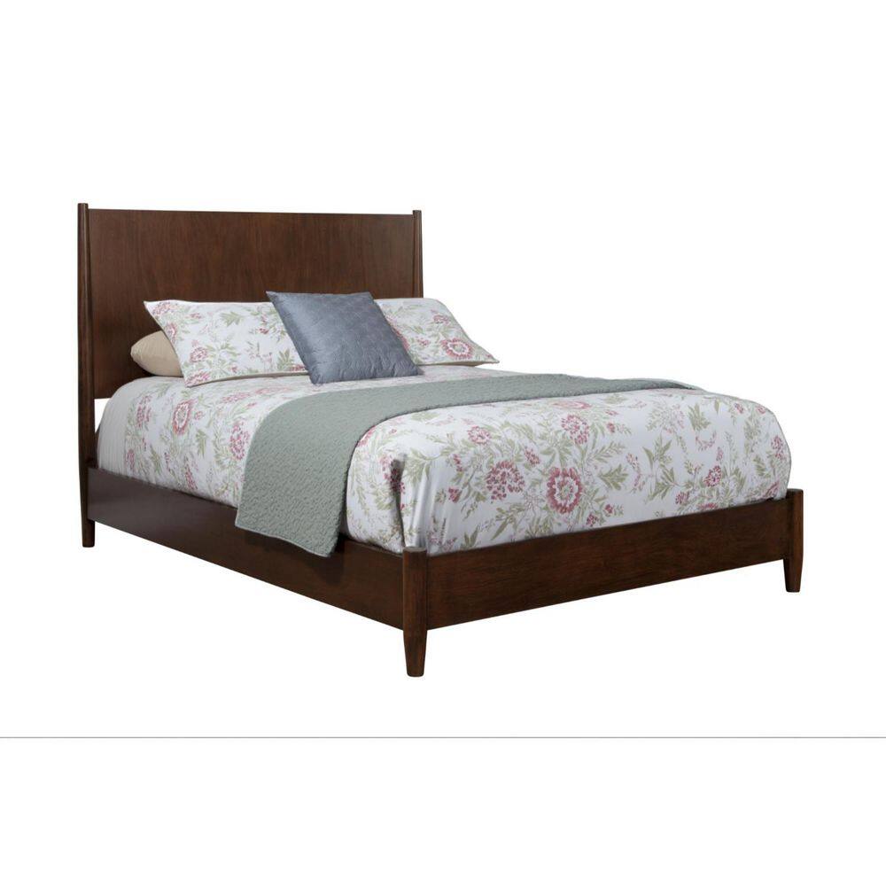 Brown Wood Frame Queen Panel Bed price history on PriceWatchPro