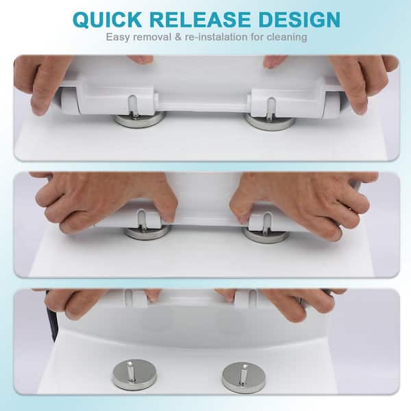 Boosicavelly 27.56 inch 1-piece 1.1/1.6 GPF Dual Flush Elongated