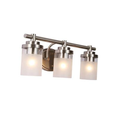 Plug In Silver Vanity Lighting, Plug In Vanity Light Fixtures