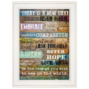 Today Is by Unknown 1 Piece Framed Graphic Print Typography Art Print 19 in. x 15 in. .