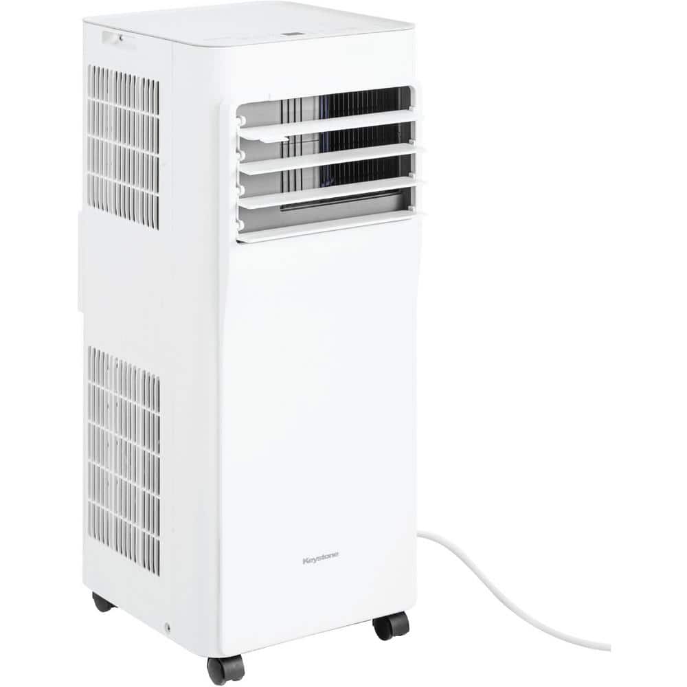 Keystone White Portable Air Conditioner with Remote and Sleep Mode