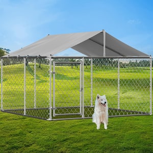 9.8 ft. x 9.8 ft. Outdoor Large Dog Kennel Heavy Duty Pet Playpen Dog Poultry Cage Exercise Pen