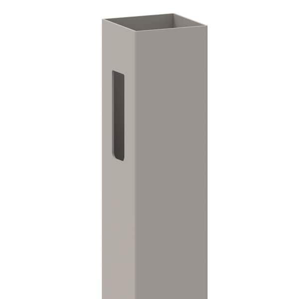 Barrette Outdoor Living Bryce Gray Vinyl Fence Corner Post