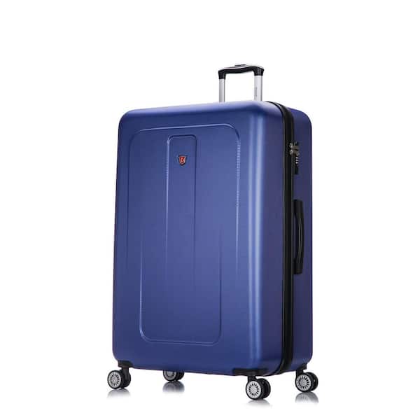 DUKAP Crypto 32 in. Blue Lightweight Hardside Spinner