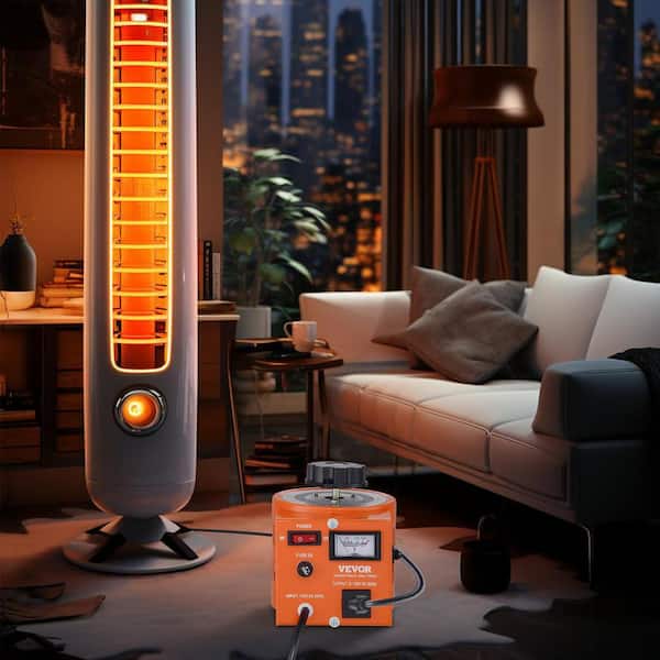500VA Auto Variable Voltage Transformer 3.84 Amp AC Voltage Regulator Power Supply 4 Extra Fuses Thermal Control Switch