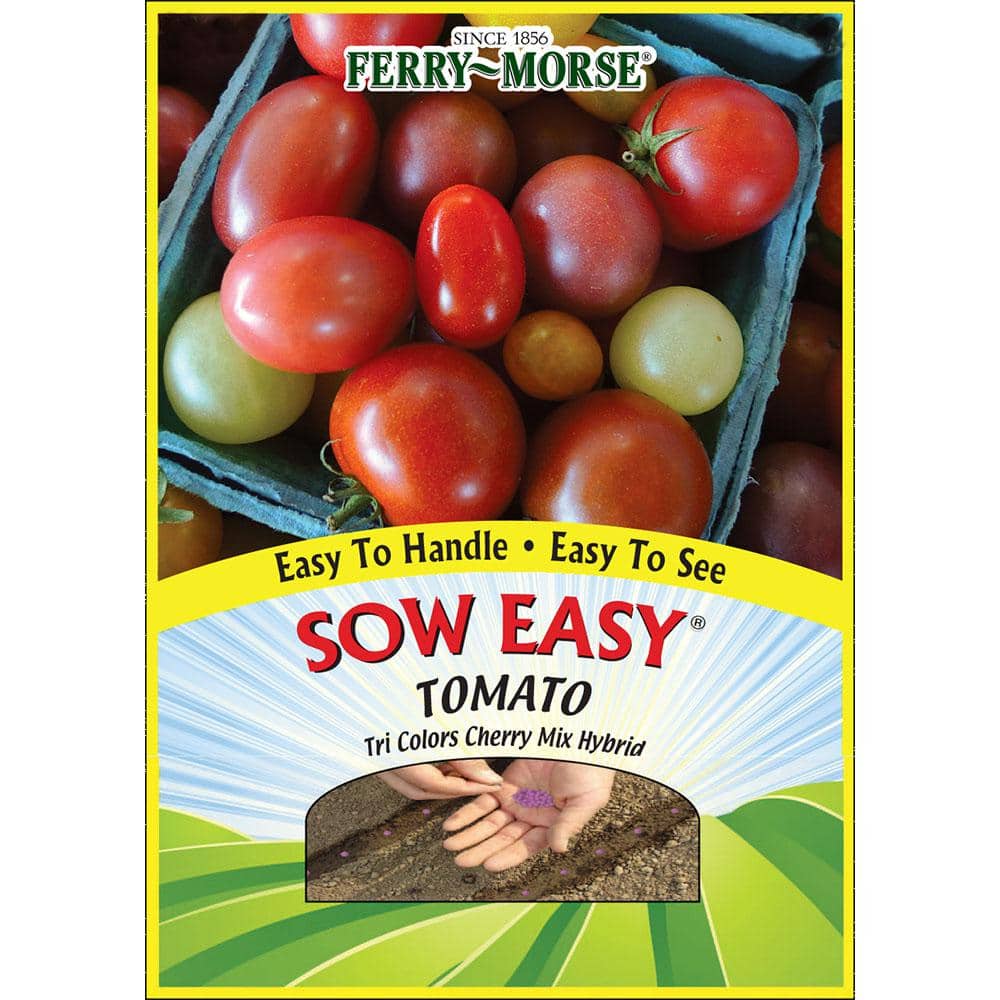 Ferry-Morse Vegetable Tomato Tri-Colors Cherry Mix Hybrid SE Seed