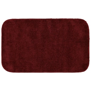 Traditional Chili Pepper Red 24 in. x 40 in. Washable Bathroom Accent Rug