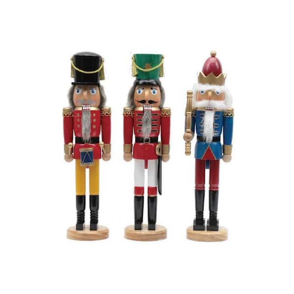 Santa's Workshop 15 in. European Nutcracker (Set Of 3) 70116 - The Home ...