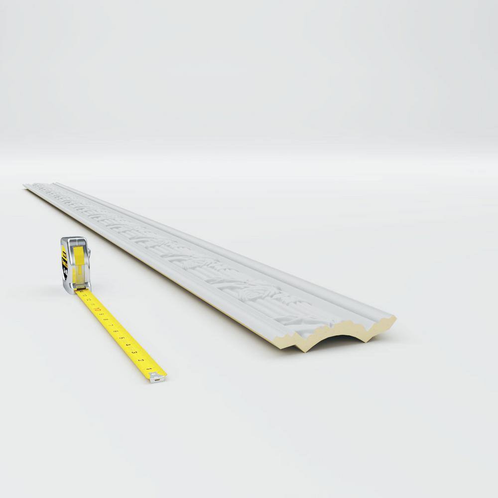 Ekena Millwork 4 1/4"H x 4 1/4"P x 6"F x 94 1/2"L, (7 7/8" Repeat), Winston Crown Moulding