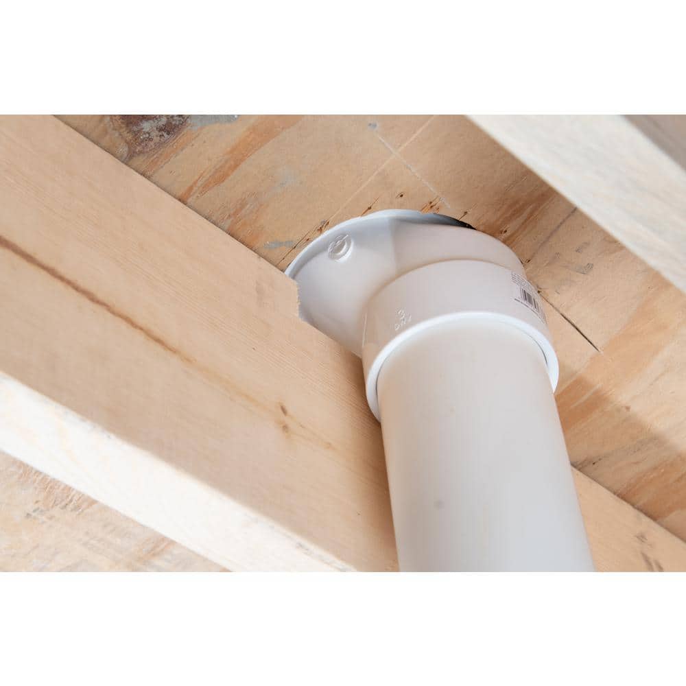 3-Inch PVC Offset Toilet Flange with Stainless Steel Ring