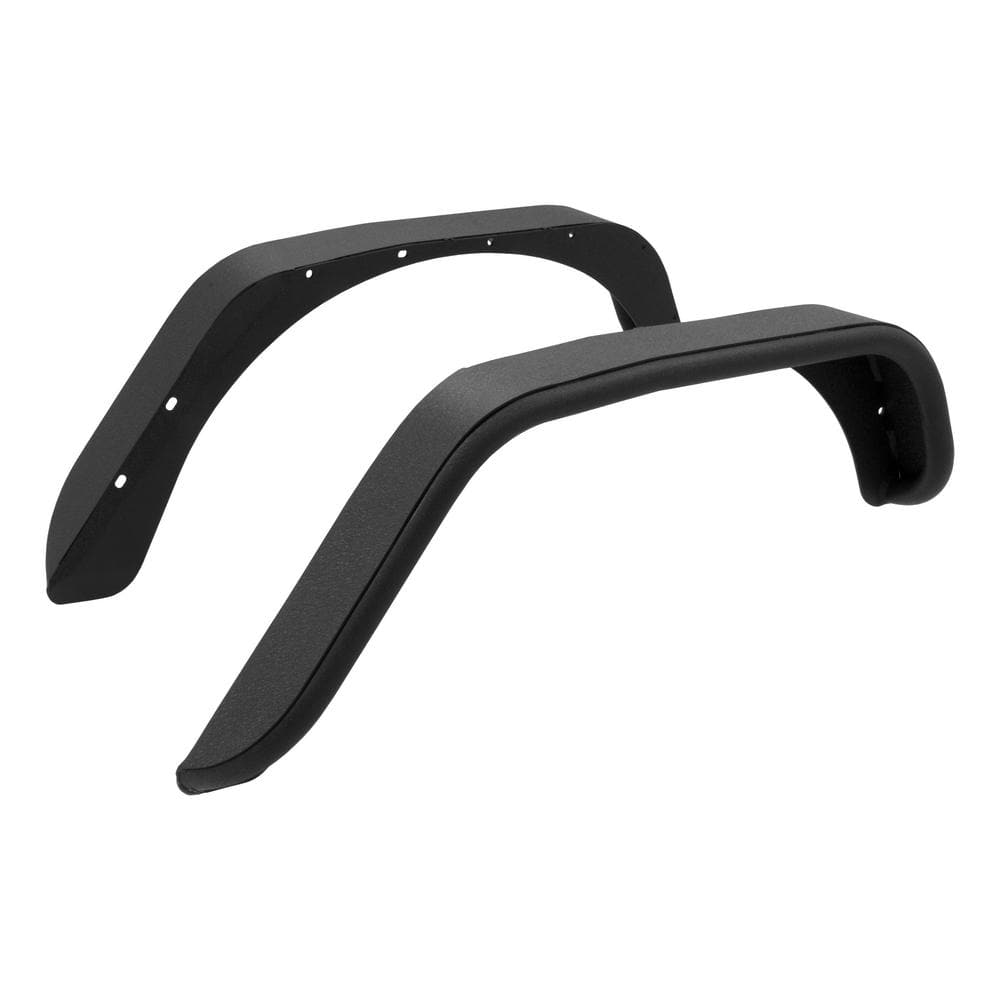 Aries Jeep Wrangler JK Black Aluminum Rear Fender Flares 2500201 - The ...