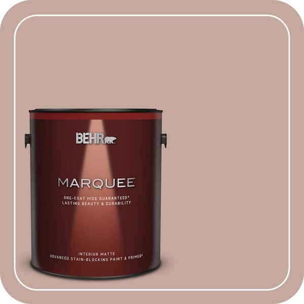 BEHR MARQUEE 1 gal. Home Decorators Collection #HDC-NT-06 Patchwork Pink Matte Interior Paint & Primer