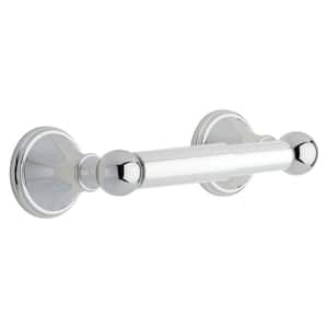 Crestfield Wall Mount Spring-Loaded Toilet Paper Holder Bath Hardware Accessory in Polished Chrome