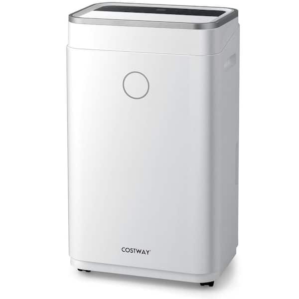 Costway 60-Pint Dehumidifier for Home and Basements 4000 Sq.ft. w/3-Color Digital Display