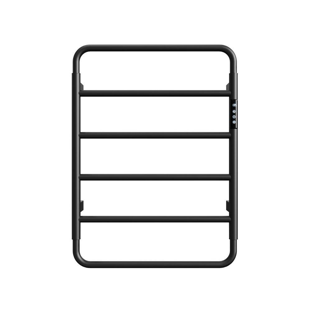 5-Bar Stainless Steel Electric Towel Warmer in Black, Wall Mounted Towel Warmer, Electric Heated Towel Rack for Bathroom price history on PriceWatchPro