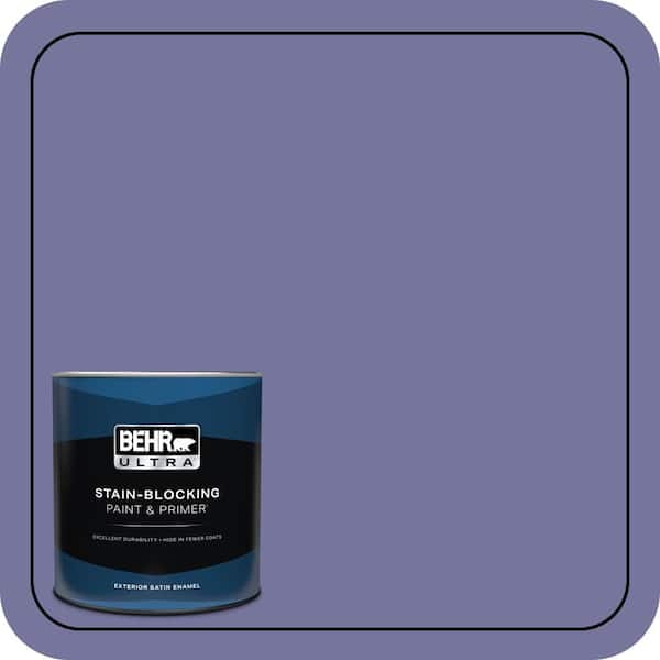 BEHR ULTRA 1 qt. #M550-6 Kimono Violet Satin Enamel Exterior Paint & Primer
