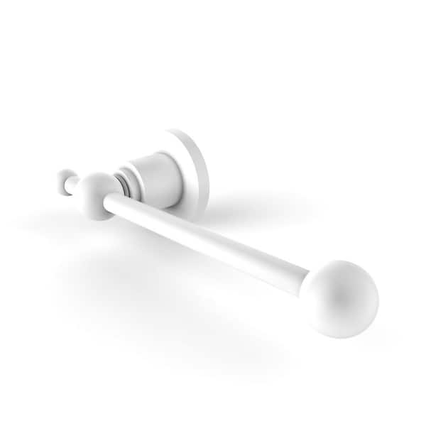 Allied Brass Astor Place Collection Wall Mounted Toilet Paper Holder in Matte White