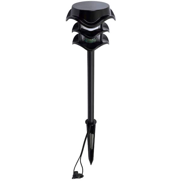 Malibu Waverly Collection Low-Voltage LED Black Outdoor Pathway Light