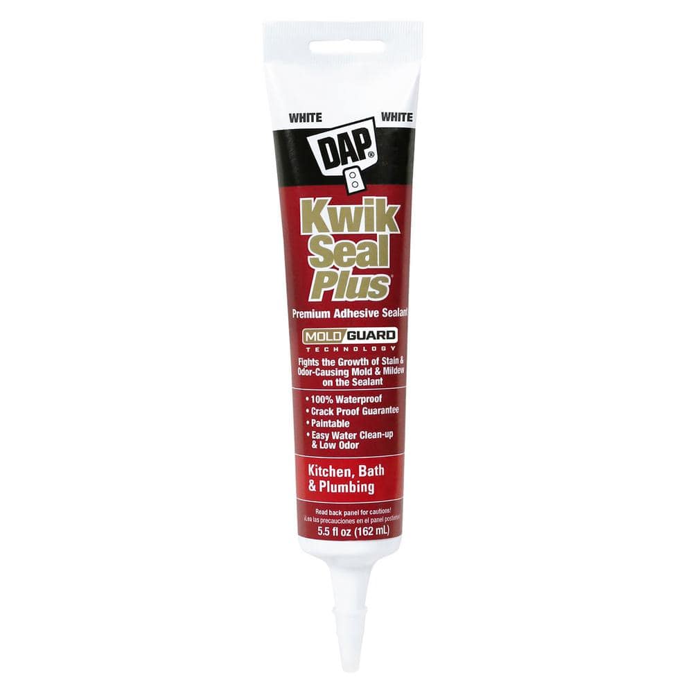 UPC 070798185241 product image for Kwik Seal Plus 5.5 oz. White Premium Kitchen and Bath Siliconized Caulk (12-Pack | upcitemdb.com