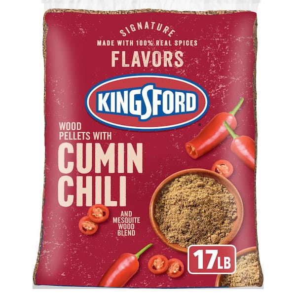 Kingsford 17 lbs. BBQ Wood Smoking Pellets with Chili Cumin and Mesquite Wood Blend