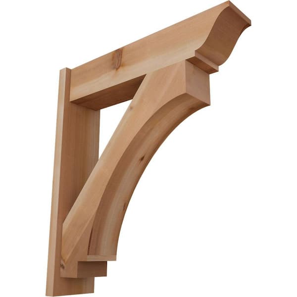 Ekena Millwork 8 in. x 34 in. x 30 in. Imperial Traditional Smooth Western Red Cedar Outlooker