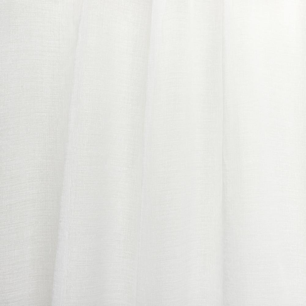 Natural Sheer Ring Top Curtain Panels with Rope Accents, 54"x108", Set of 2