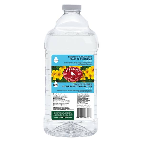 Perky-Pet 64 oz. Clear Ready-to-Use Hummingbird Nectar