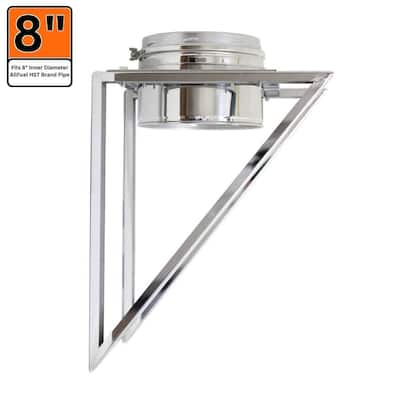 PelletVent 4 in. x 24 in. Double-Wall Chimney Stove Pipe