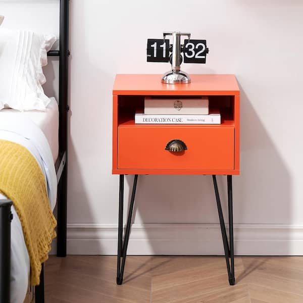 Orange 2024 bedside table