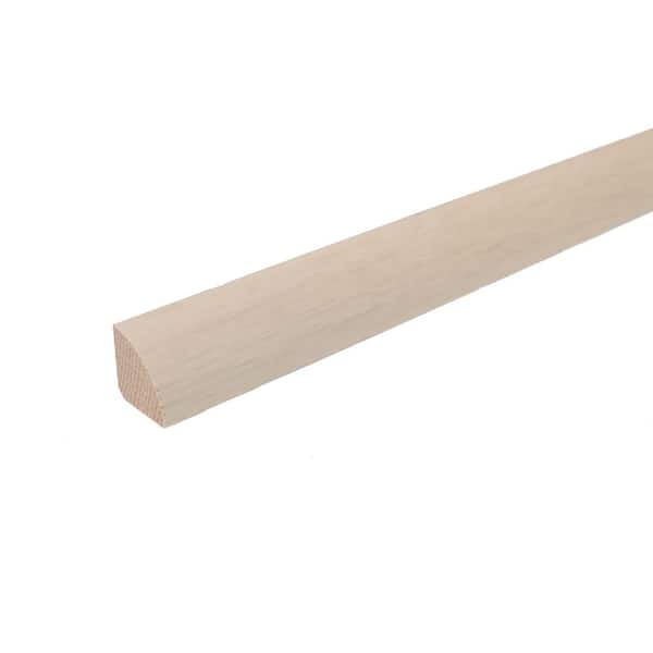 ROPPE Quarter Round Matte Sha 0.75 in. T x 0.75 in. W x 78 in. L Hardwood Trim