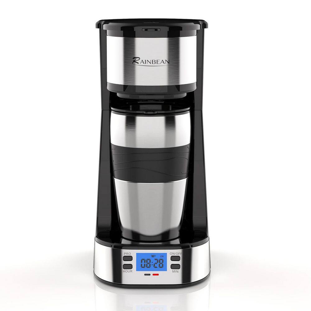 1 Cup Black Coffee Maker with Removable Filter Basket and Programmable Auto Shut-Off price history on PriceWatchPro