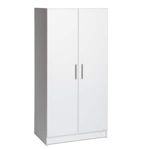 Basin Tall Asymmetrical Storage Cabinet with Adjustable Shelving – RealRooms