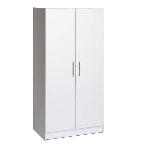 Freestanding White Cabinet 60, Tall White Cabinet With Shelves