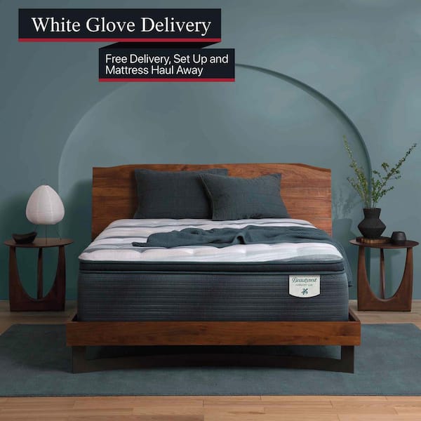 Harmony Lux Coral Island King Firm 15 in. Standard Profile Mattress Set