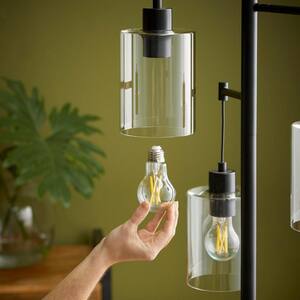 100-Watt Equivalent A19 Energy Star Dimmable Clear Glass LED Light Bulb True White (4-Pack)