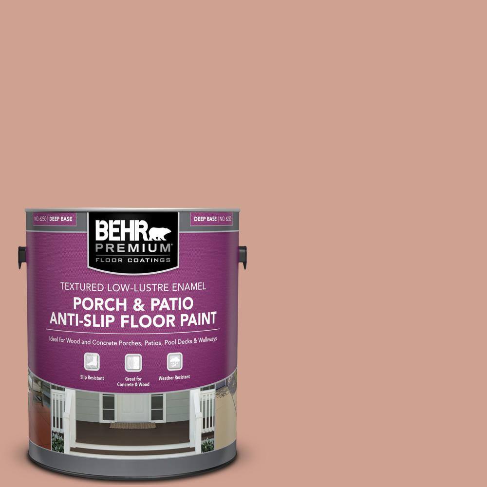 BEHR PREMIUM 1 gal. S1804 Shiny Kettle Textured LowLustre Enamel Interior/Exterior Porch and