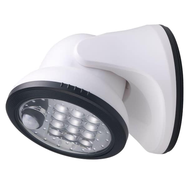Light It! White 12-LED Wireless Motion-Activated Weatherproof Porch Light