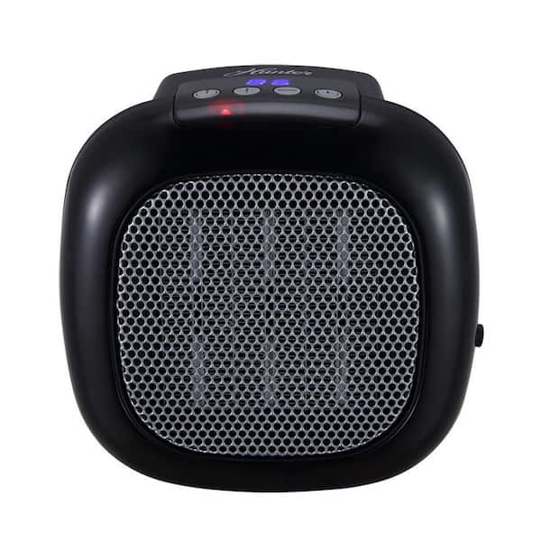 Hunter 750-Watt 5 in. Direct Plug-In Electric Ceramic Heater with Digital Display and Remote Control