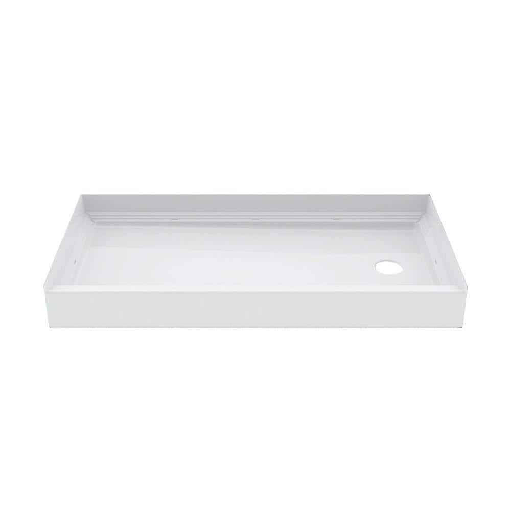 UPC 727149014063 product image for Aquatic A2 60 in. x 30 in. Single Threshold Right Drain Shower Base in White | upcitemdb.com