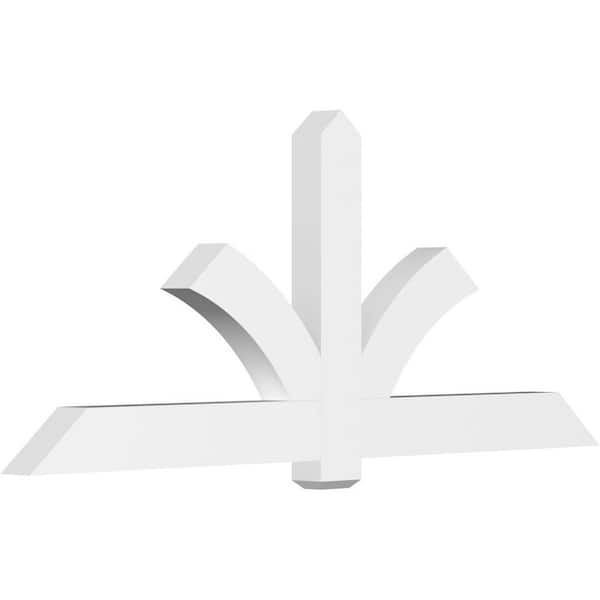 Ekena Millwork Redmond 84 in. W x 35 in. H x 4 in. D Signature Polyurethane Bracket