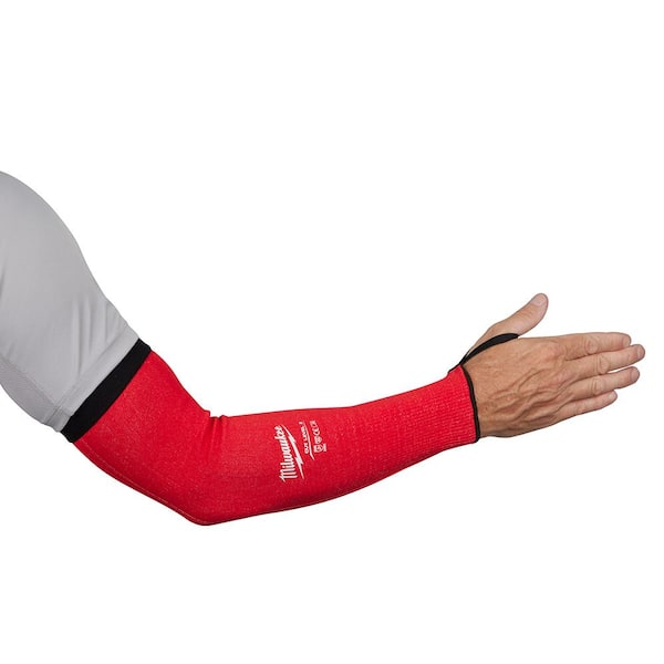 Milwaukee 18 in. Red 4-Way Stretch Cut 3 Resistant Protective Arm 