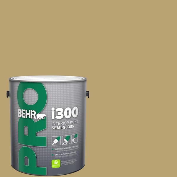 BEHR PRO 1 gal. #HDC-AC-16 Cumin Semi-Gloss Interior Paint